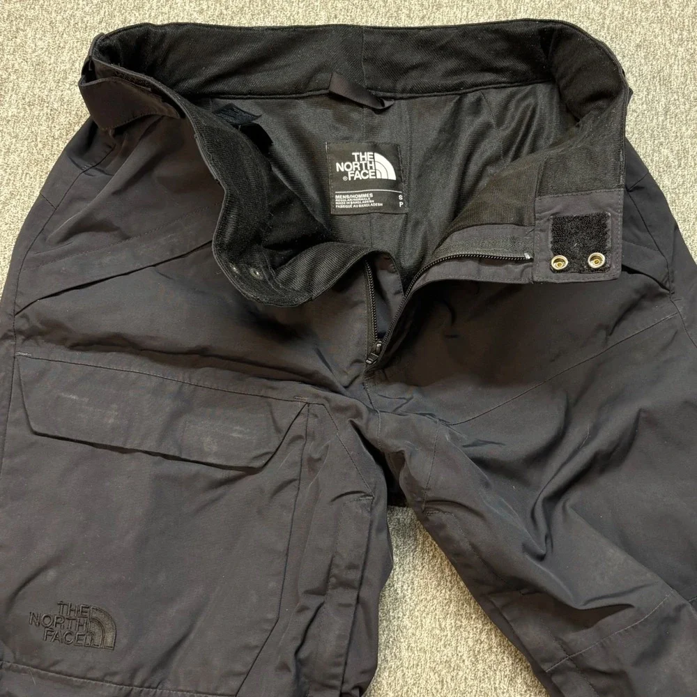 The North Face DryVent Mens Snow Pants Black Ski Snowboard‎ Cargo Size S Regular